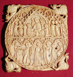 象牙镜盒，c.1360-70 作者 德国学校