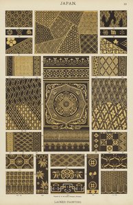 Japan, Lacker-Painting (colour litho) 作者 德国学校