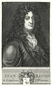 Jean Racine, French dramatist (engraving) 作者 德国学校