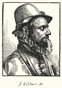 Johann Baptist Fischart，德国讽刺作家（版画） 作者 德国学校