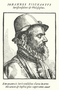 Johann Fischart，德国讽刺作家和公关人员（版画） 作者 德国学校