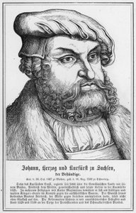 Johann, Herzog und Kurfurst zu Sachsen, der Bestandige (engraving) 作者 德国学校