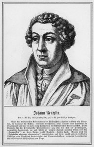 Johann Reuchlin (engraving) 作者 德国学校