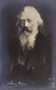 约翰内斯·勃拉姆斯，德国作曲家和钢琴家（1833-1897） 作者 德国学校