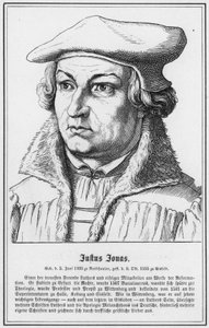 贾斯图斯·乔纳斯 (Justus Jonas) (雕刻) 作者 德国学校
