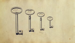 钥匙，19世纪初（wc） 作者 德国学校
