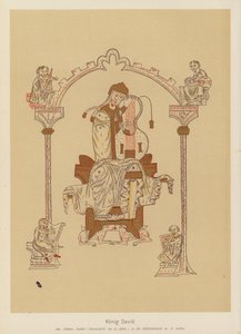 大卫王（彩色平版） 作者 德国学校