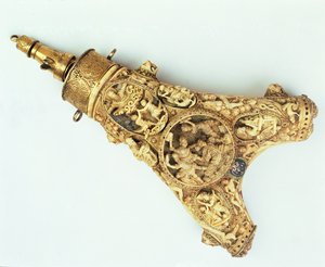 亨利八世（1491-1547）的粉袋 作者 德国学校