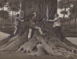 Korner Eiche zu Dallwitz (litho) 作者 德国学校