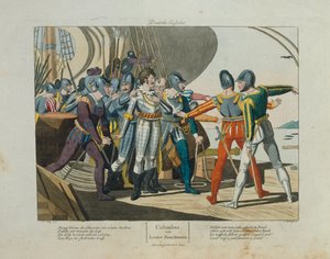 土地，土地！克里斯托弗·哥伦布在美国的到来，由纽约贝格的Friedrich Campe出版，1820年 作者 德国学校