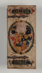 1615年（漆木）Prince Otto von Hesse的十字弓螺栓盒盖（参见312140-43）