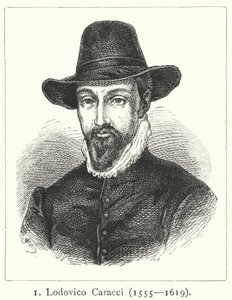 Lodovico Carracci，意大利巴洛克艺术家（雕刻）。 作者 德国学校