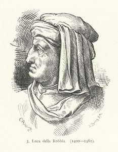 意大利文艺复兴时期雕塑家Luca della Robbia（雕刻）。 作者 德国学校