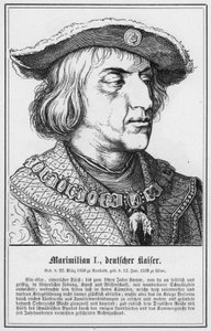 Maximilian I, Deutscher Kaiser (engraving) 作者 德国学校