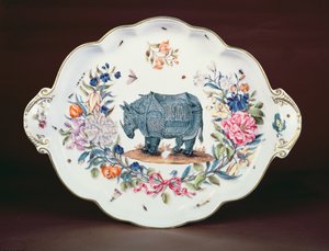 迈森代表诺森伯兰服务中心，c.1745（瓷器）