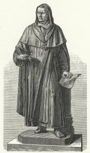 Monument to the German Saint Albertus Magnus at his birthplace of Lauingen, Bavaria (engraving) 作者 德国学校