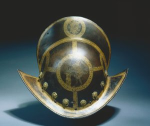 萨克森州选举人克里斯蒂安一世国家卫队的装甲，纽伦堡，约1580-91年（蚀刻和镀金赤褐色钢） 作者 德国学校