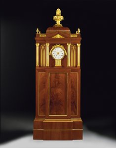 18世纪晚期的音乐器官钟（ormolu和黄铜制桃花心木） 作者 德国学校