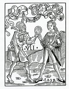 nev fassions和disgised Garmentes，来自Alexander Barclay的英文翻译“The Ship of Fools”，摘自1874年出版的版本 作者 德国学校