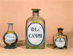 樟脑药酒和酒精（玻璃） 作者 德国学校
