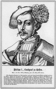 Philipp I, Landgraf zu Hessen (engraving) 作者 德国学校