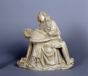 Pieta，c.1430（alabaster） 作者 德国学校