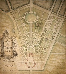威廉斯塔尔的计划（纸上钢笔、墨水和水彩画） 作者 德国学校