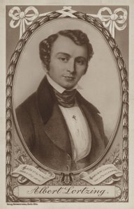 Albert Lortzing的肖像 作者 德国学校