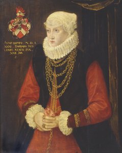 Barbara Ridler的肖像，1581年