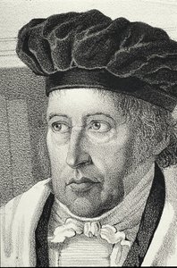 Georg Wilhelm Friedrich Hegel的肖像（1770-1831） 作者 德国学校