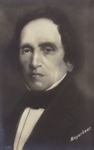 Giacomo Meyerbeer的肖像 作者 德国学校
