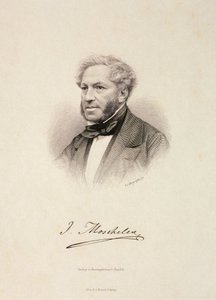 Ignaz Moscheles的肖像（1794-1870） 作者 德国学校