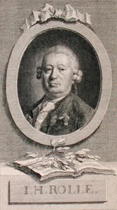 约翰-海因里希-罗尔（1716-85）的肖像，由Geyser刻制（雕刻）。 作者 德国学校