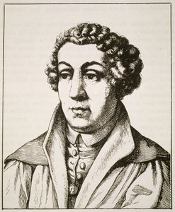 Johann Reuchlin（1455-1522）的肖像，19世纪后期出版的第19届德国版画，在“魔法史”中有所体现 作者 德国学校