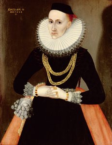 一位年轻女士的肖像，1608年