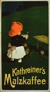 Kathreiners麦芽咖啡的海报广告