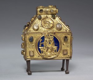 钱包形式的圣物箱，约1320年 作者 德国学校