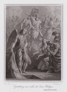 Resurrection of the ancient saints (engraving) 作者 德国学校