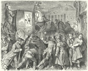 1830年9月6日，不伦瑞克人民对查尔斯二世公爵的叛乱 作者 德国学校