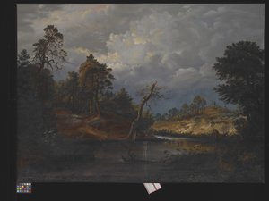 浪漫风景（布面油画） 作者 德国学校