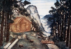 培尔-金特》布景设计 作者 德国学校