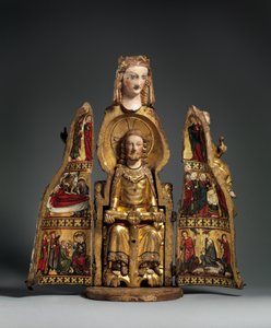 圣母神殿，约1300年（镀金木） 作者 德国学校