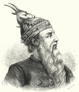 Skanderbeg，阿尔巴尼亚贵族和军事指挥官（雕刻） 作者 德国学校