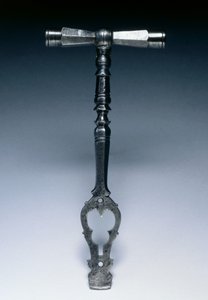 轮锁枪的扳手，约1600-25（钢） 作者 德国学校