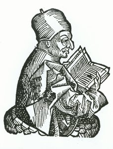 St. Bede（673-735）来自&39;Liber Chronicarum&39;by Hartmann Schedel（1440-1514）1493 作者 德国学校