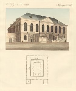 奇形怪状的建筑（彩色雕刻） 作者 德国学校