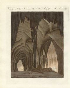 奇怪的洞穴（彩色雕刻） 作者 德国学校