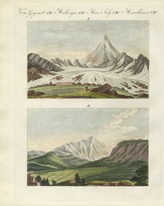 奇特的山峰（彩色雕刻品 作者 德国学校
