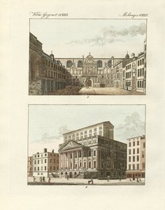 伦敦奇怪的公共建筑（彩色版画 作者 德国学校