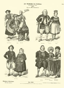 瑞士服饰，18世纪末